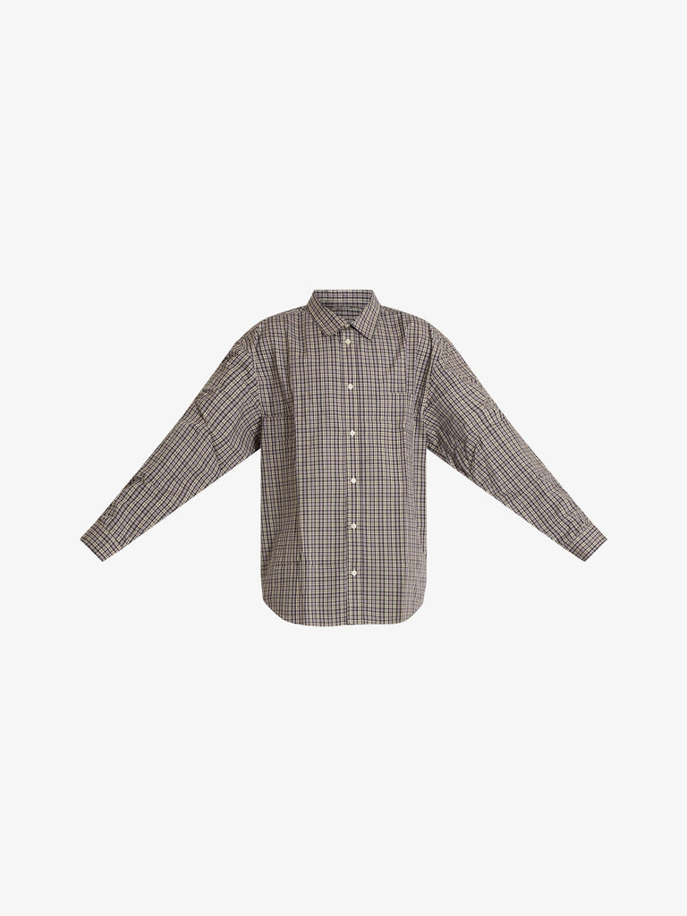 WOOD WOOD camicia wwcarter 25115 uomo grigio cotone