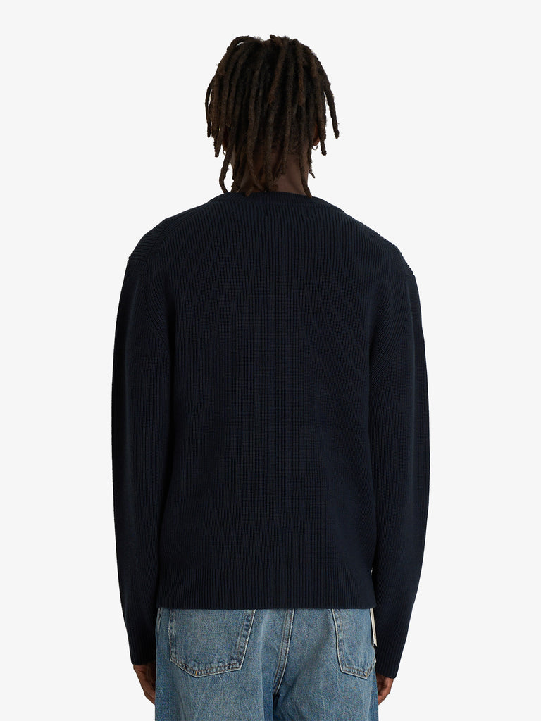 WOOD WOOD maglia a maniche lunghe pullover wwmorten 25195 uomo blu