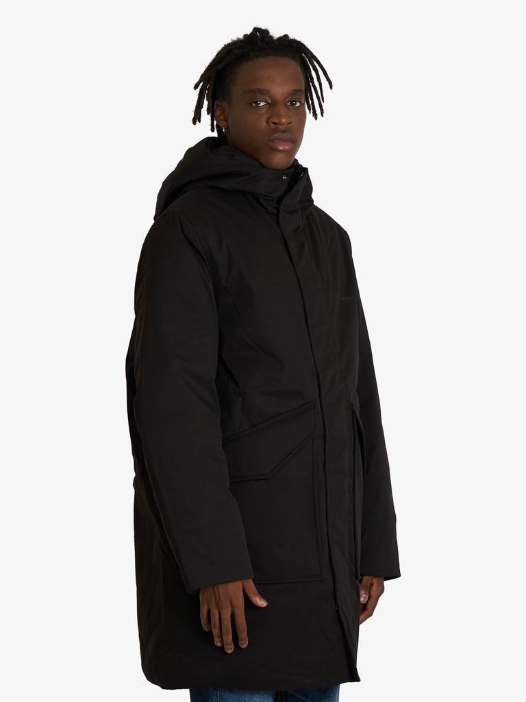 WOOD WOOD cappotto wwhanes parka 25256 uomo nero