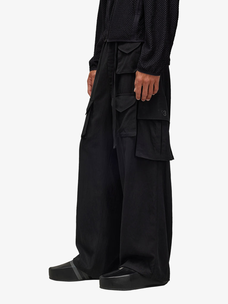 Y-3 pantalone refined cargo uomo nero