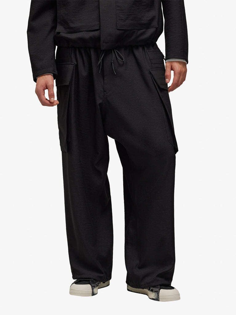 Y-3 pantalone uniform cargo uomo nero