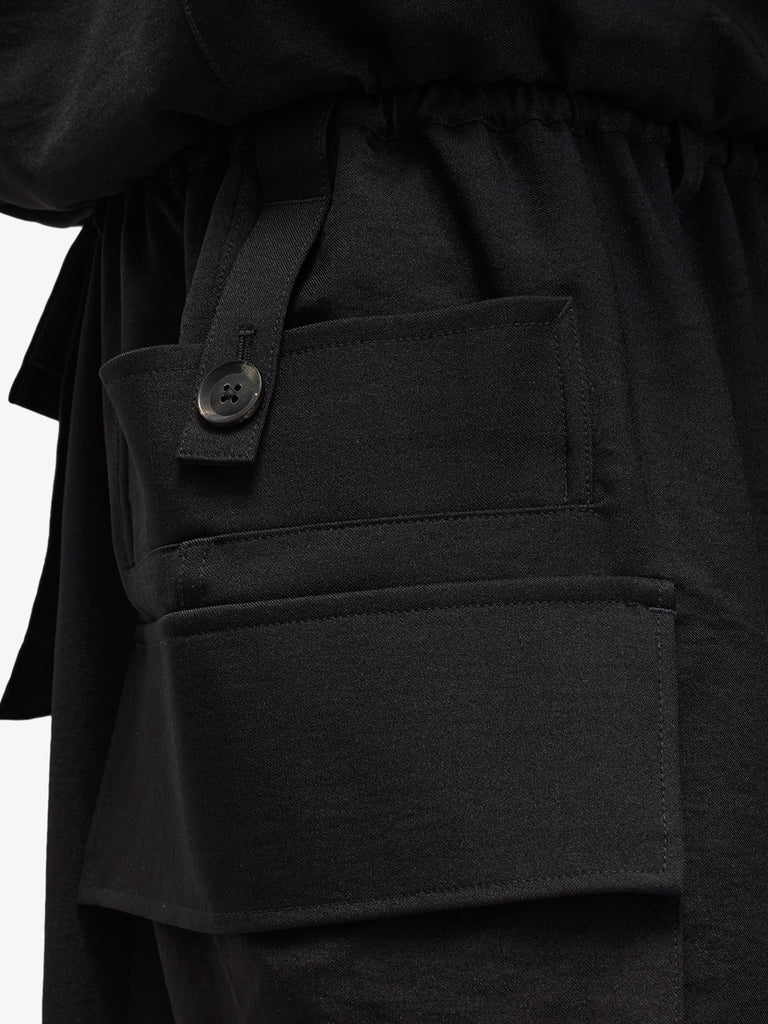 Y-3 pantalone uniform cargo uomo nero