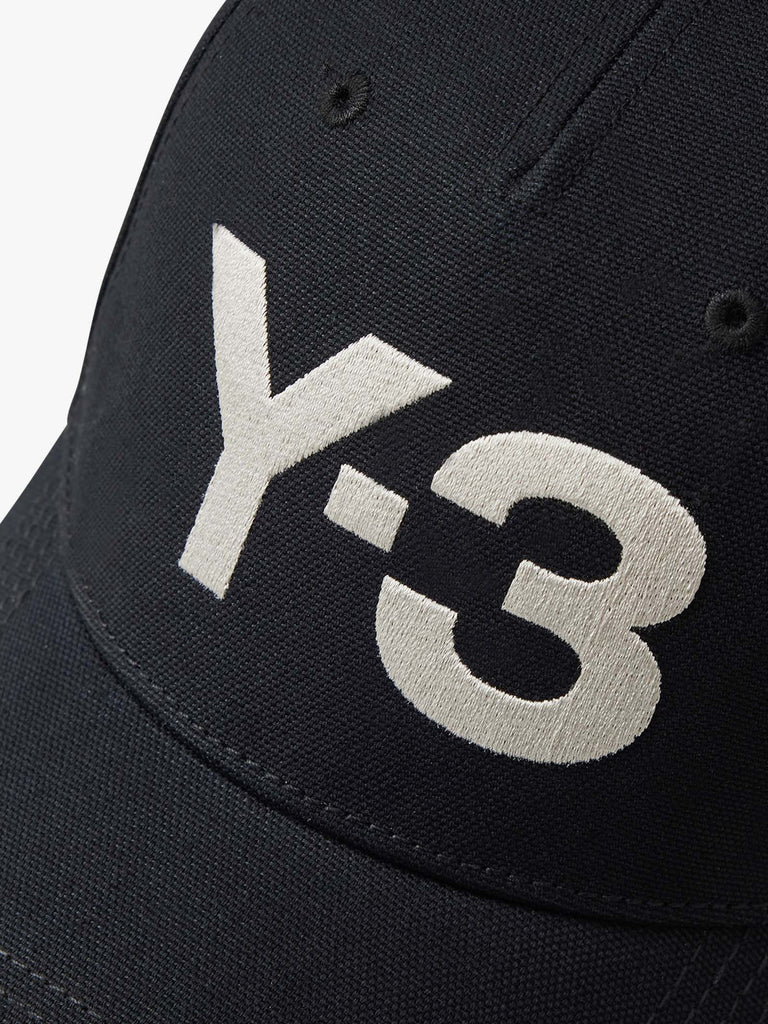 Y-3 cappello classic logo cotone nero