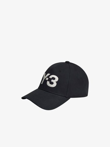 Y-3 cappello classic logo cotone nero
