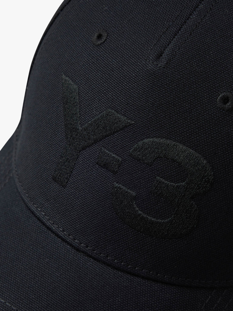Y-3 cappello classic logo cotone nero