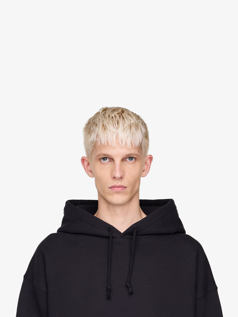 Y-3 felpa con cappuccio graphic nero cotone