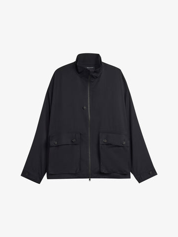 Y-3 giubbotto m rt zip uomo nero viscosa