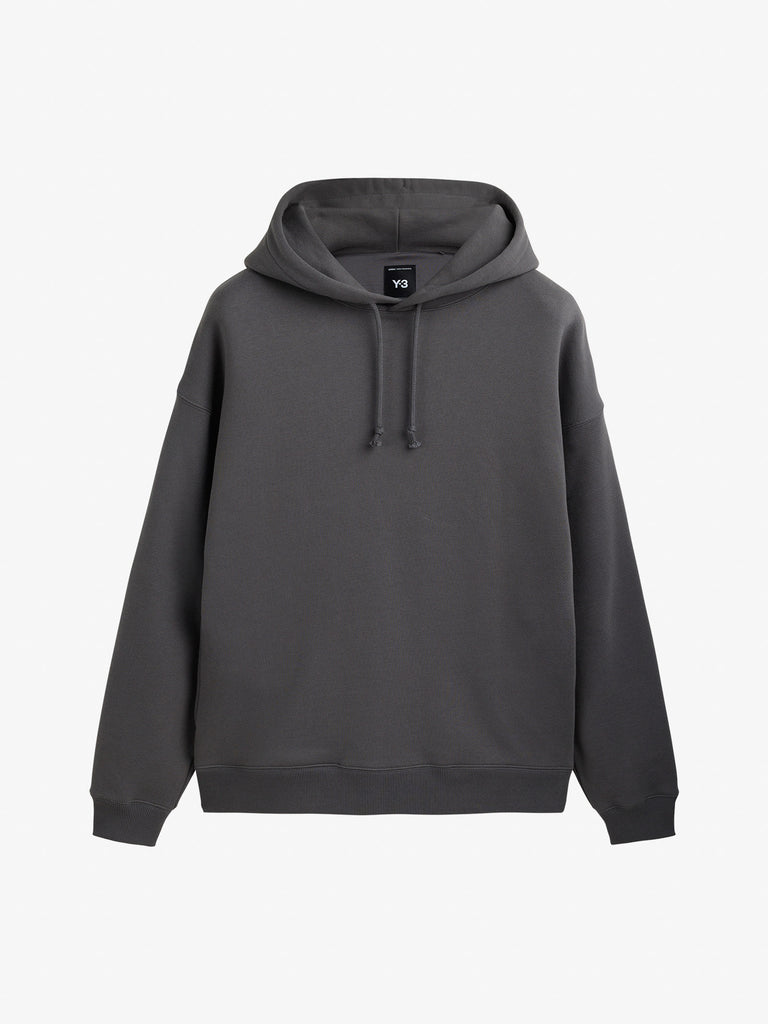 Y-3 felpa con cappuccio graphic grigio cotone