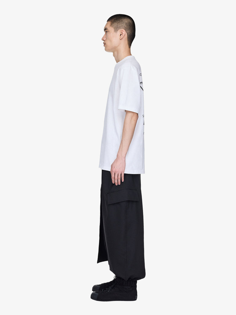 Y-3 t-shirt ss tee bianco cotone