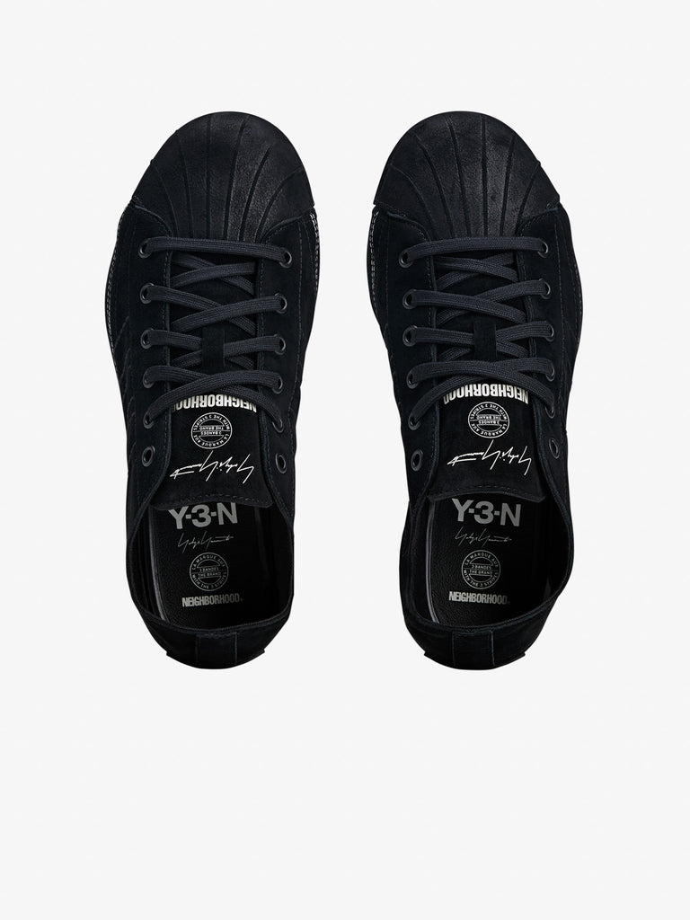 Y3 X NEIGHBORHOOD sneakers uomo nbhd nizzastar lo pelle nero