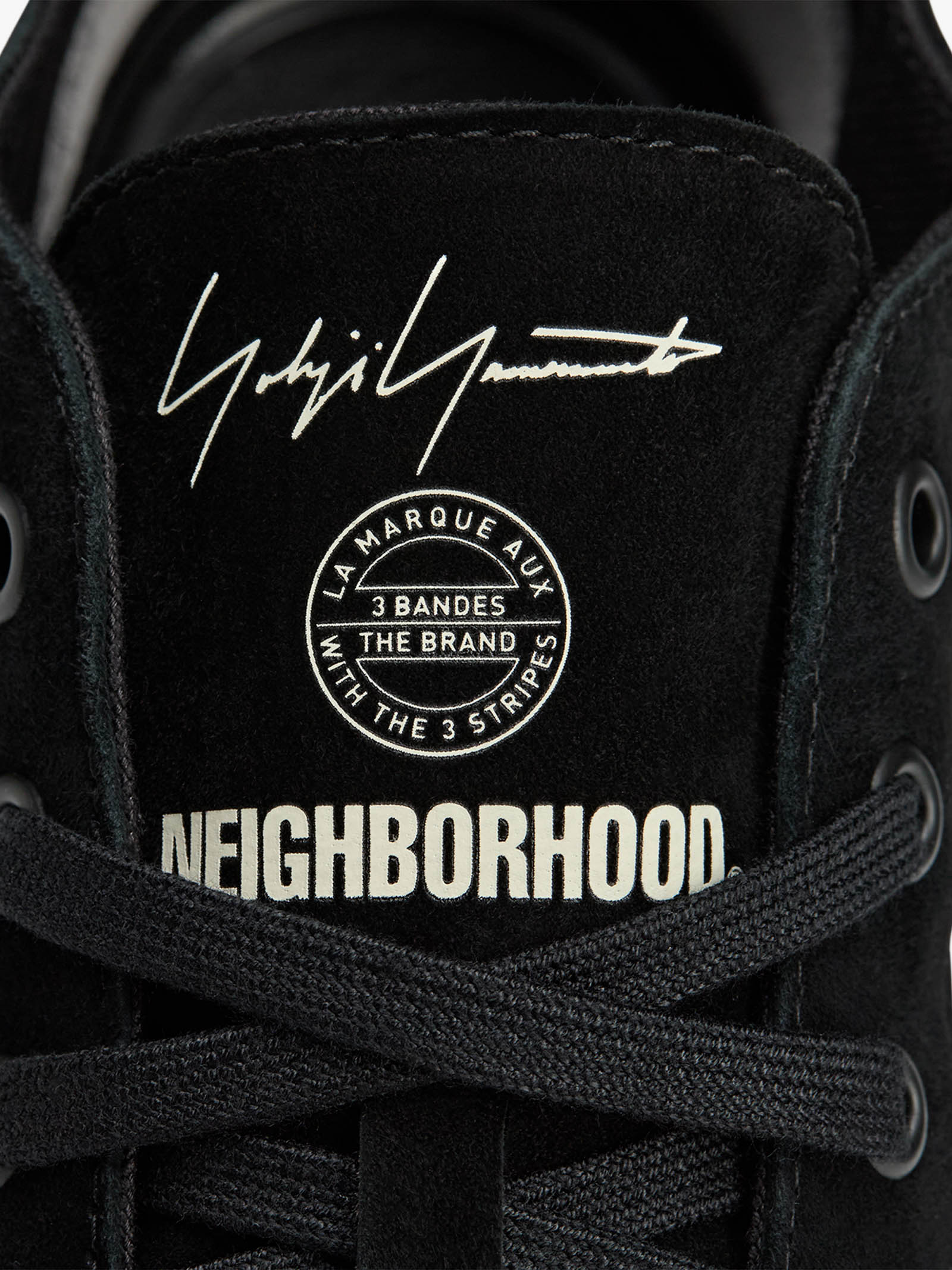 Y3 X NEIGHBORHOOD sneakers man nbhd nizzastar lo leather black
