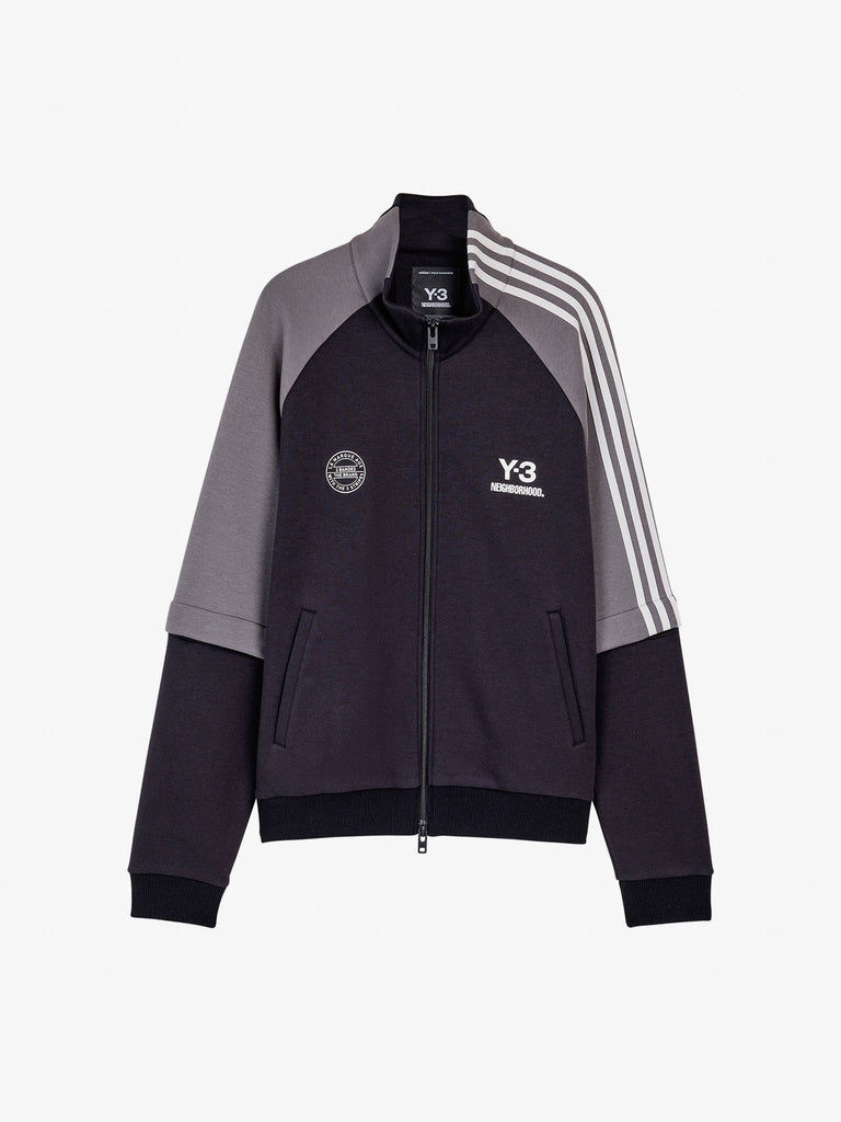 Y3 X NEIGHBORHOOD felpe girocollo nbhd track uomo nero cotone