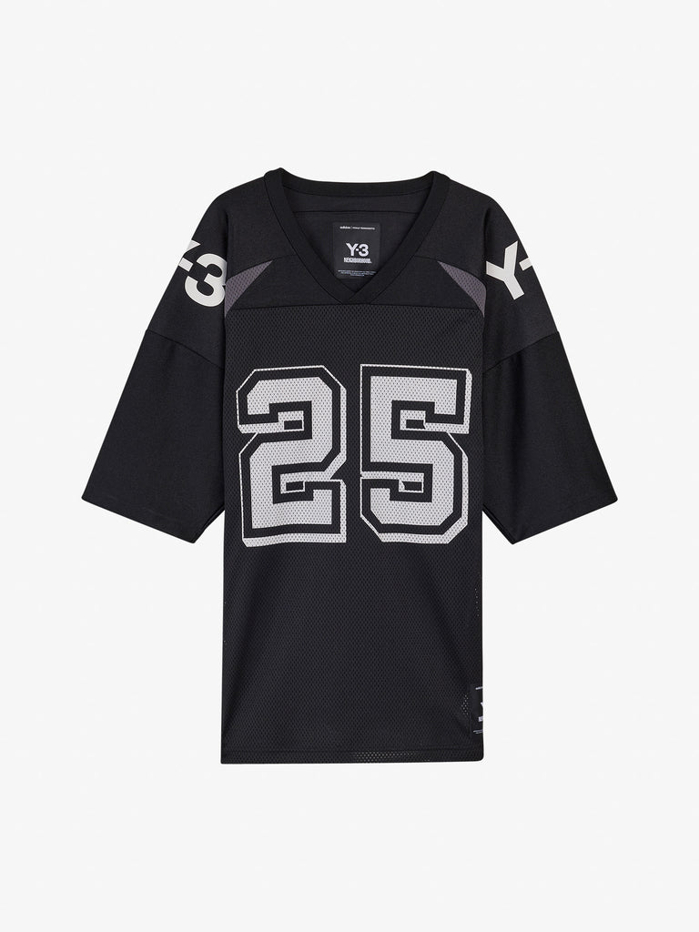 Y3 X NEIGHBORHOOD t-shirt nbhd football jersey uomo nero