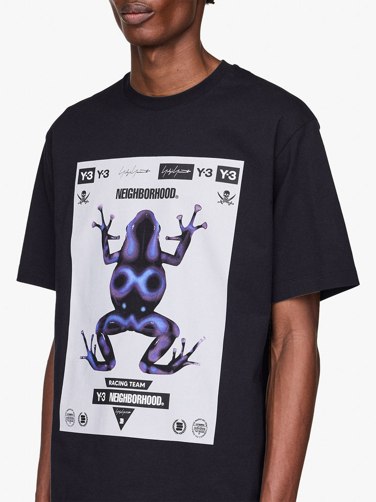 Y3 X NEIGHBORHOOD t-shirt nbhd graphic uomo nero cotone