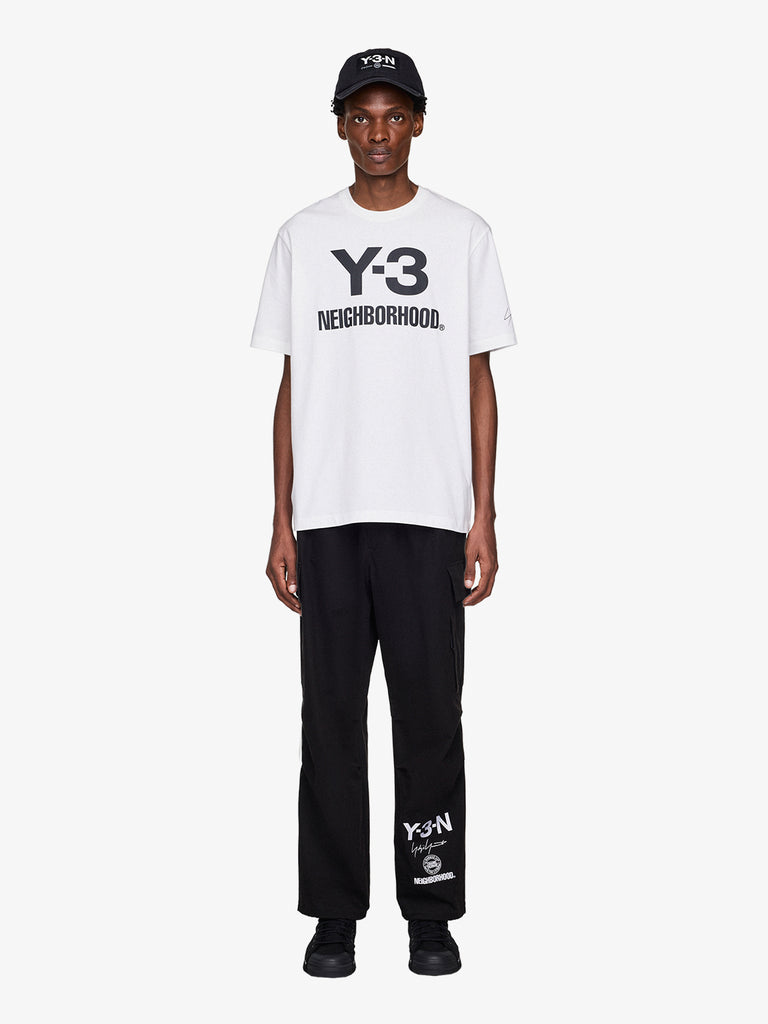 Y3 X NEIGHBORHOOD pantalone nbhd cargo uomo nero cotone