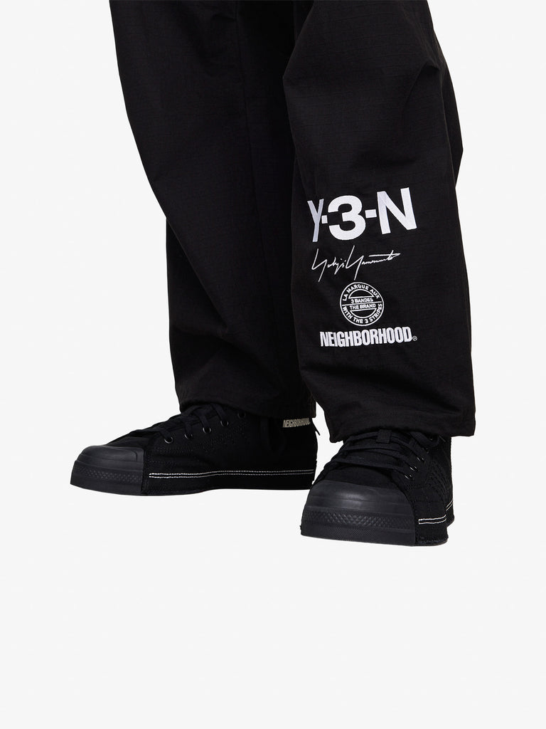 Y3 X NEIGHBORHOOD pantalone nbhd cargo uomo nero cotone