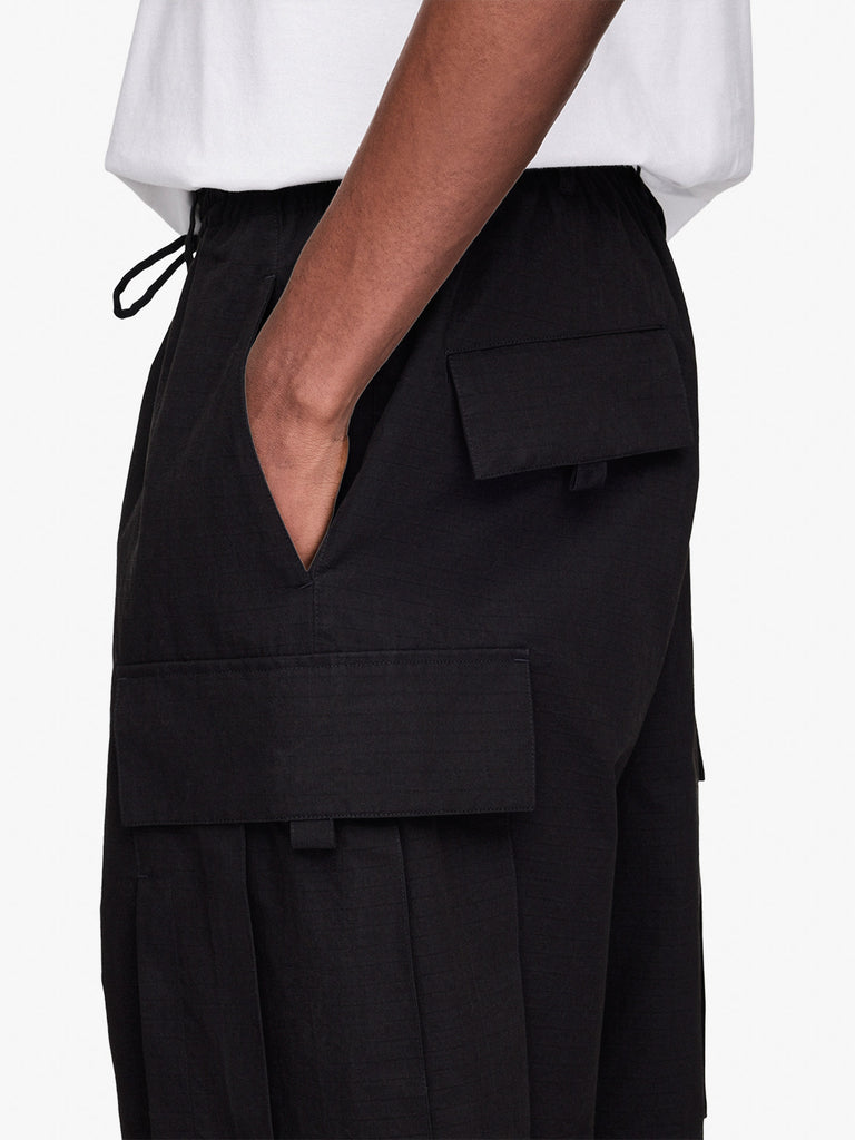 Y3 X NEIGHBORHOOD pantalone nbhd cargo uomo nero cotone