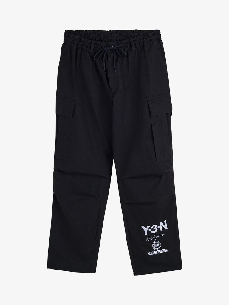 Y3 X NEIGHBORHOOD pantalone nbhd cargo uomo nero cotone