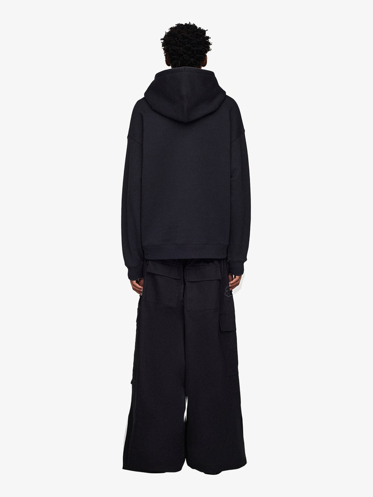 Y3 X NEIGHBORHOOD felpa con cappuccio nbhd graphic uomo nero