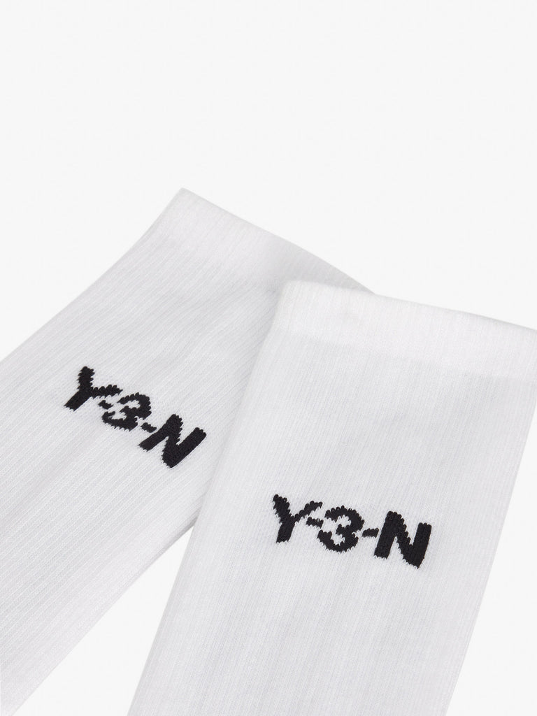 Y3 X NEIGHBORHOOD calzini uomo nbhd a coste cotone bianco