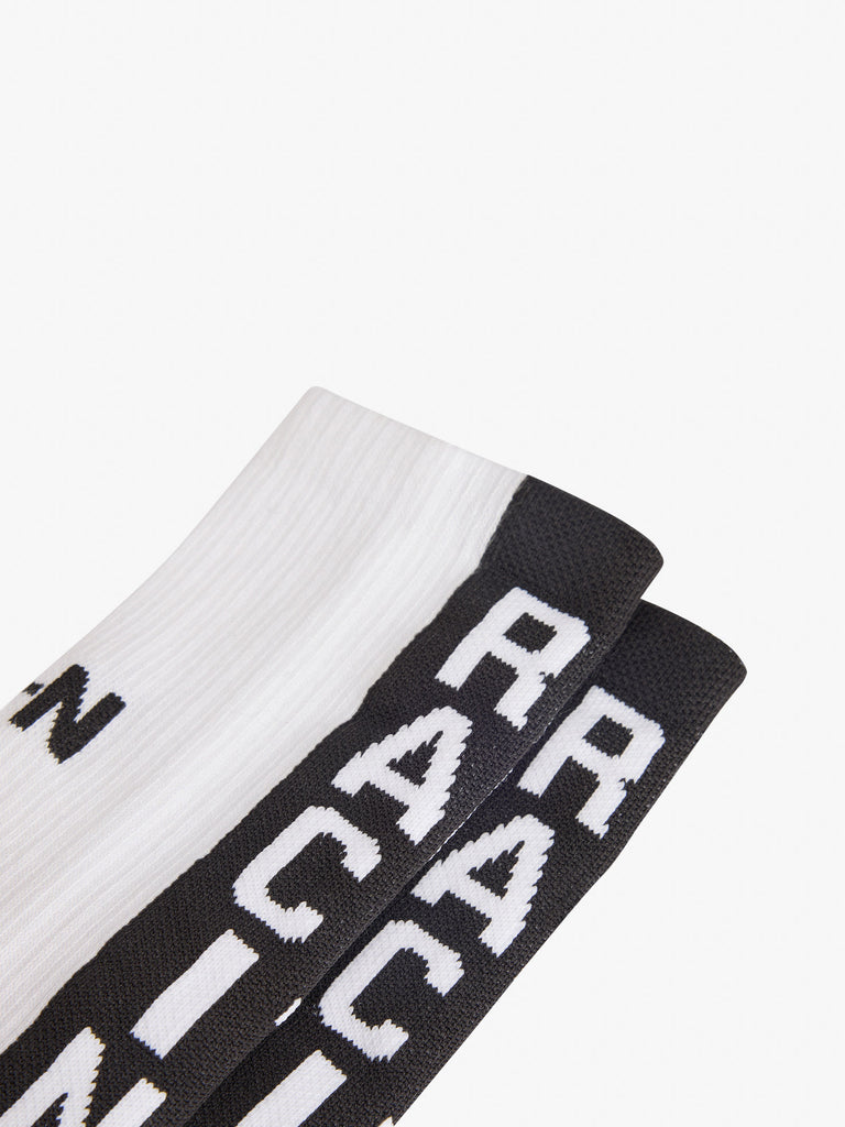 Y3 X NEIGHBORHOOD calzini uomo nbhd a coste cotone bianco