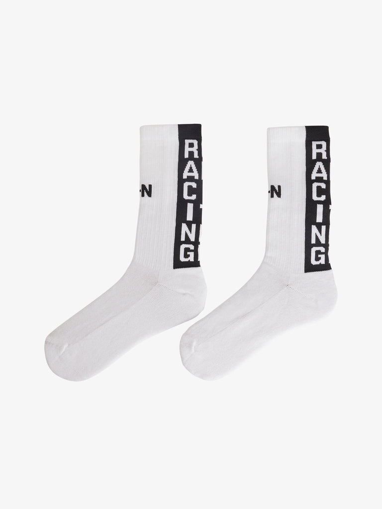 Y3 X NEIGHBORHOOD calzini uomo nbhd a coste cotone bianco