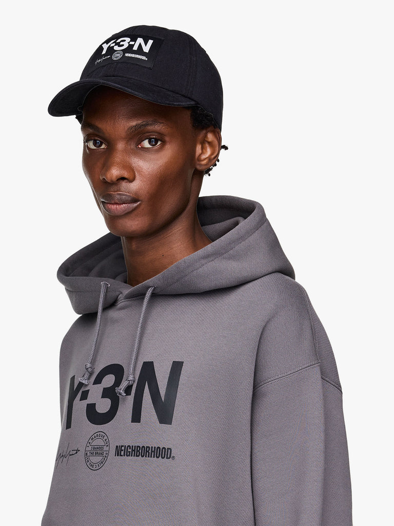 Y3 X NEIGHBORHOOD felpa con cappuccio nbhd graphic uomo grigio cotone