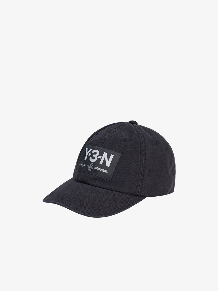 Y3 X NEIGHBORHOOD cappello uomo baseball nbhd cotone nero