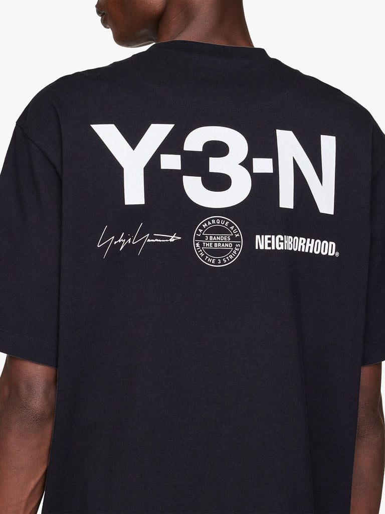 Y3 X NEIGHBORHOOD t-shirt nbhd graphic uomo nero cotone