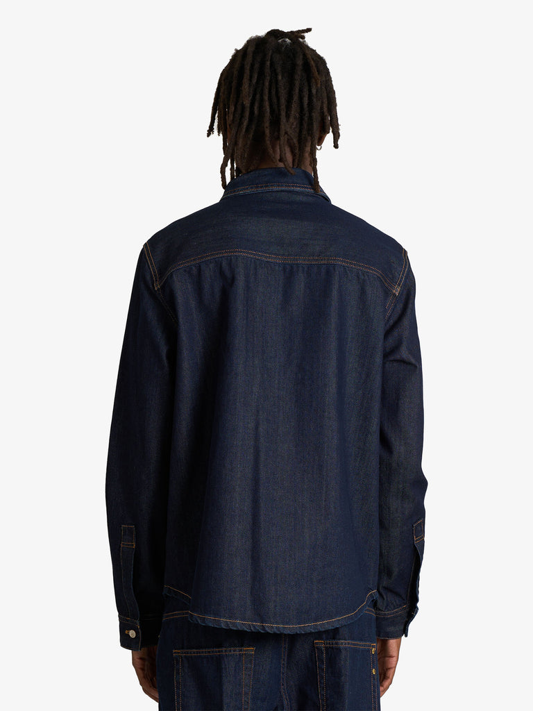 YES LONDON camicia xcm7210 uomo denim cotone