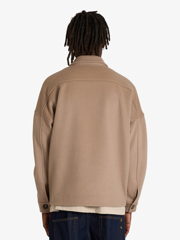 YES LONDON camicia xg5262 uomo beige lana