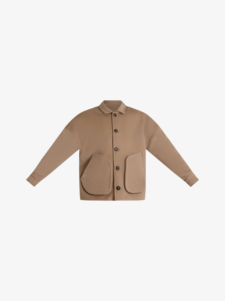 YES LONDON camicia xg5262 uomo beige lana