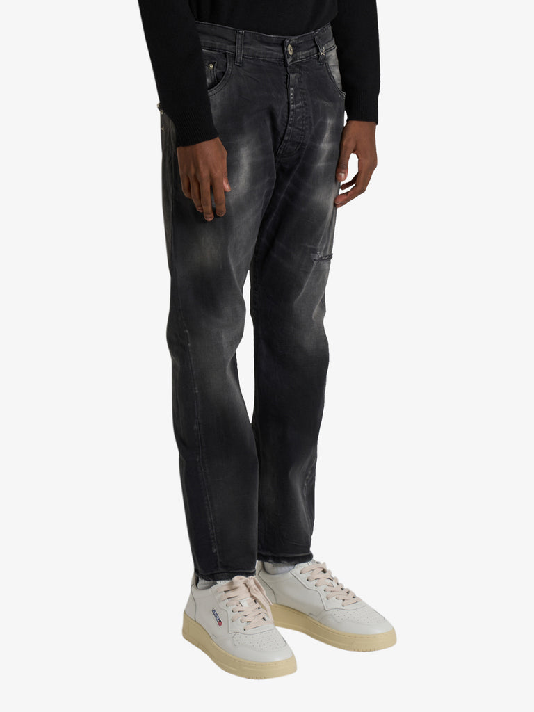 YES LONDON jeans xj3199 uomo denim cotone