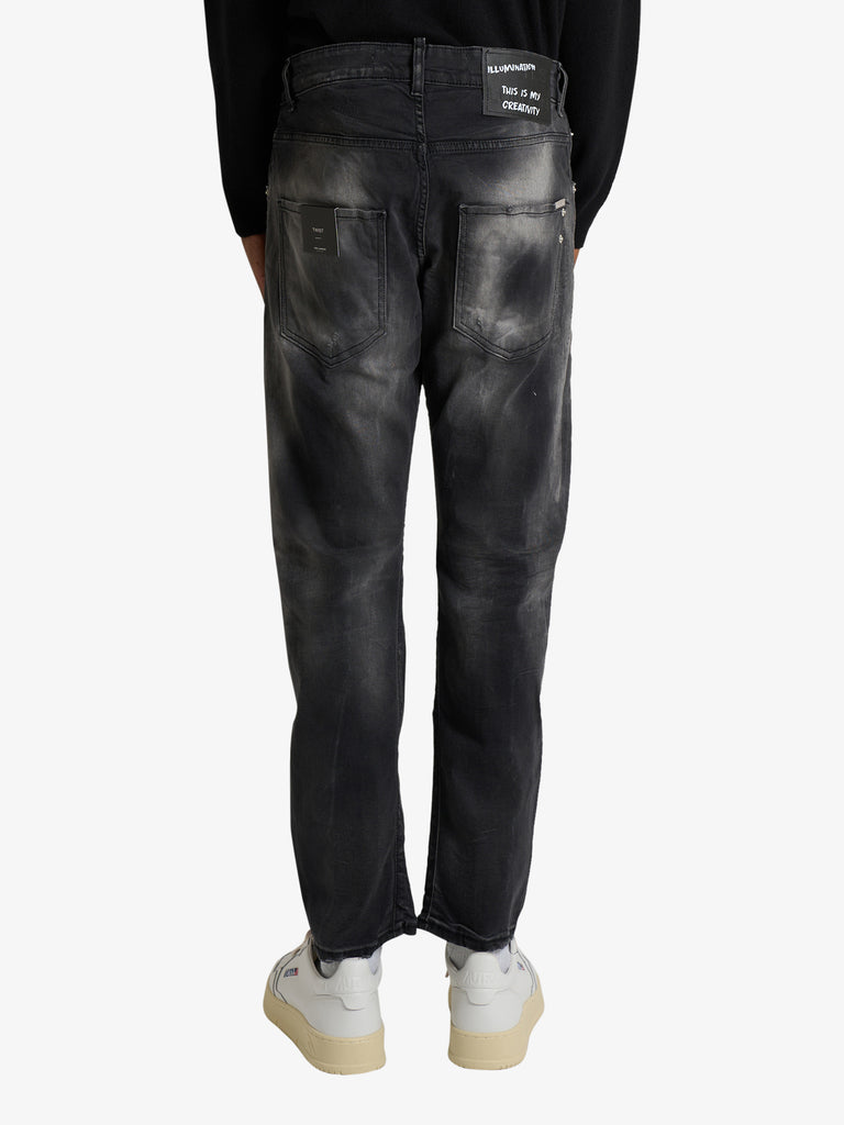 YES LONDON jeans xj3199 uomo denim cotone