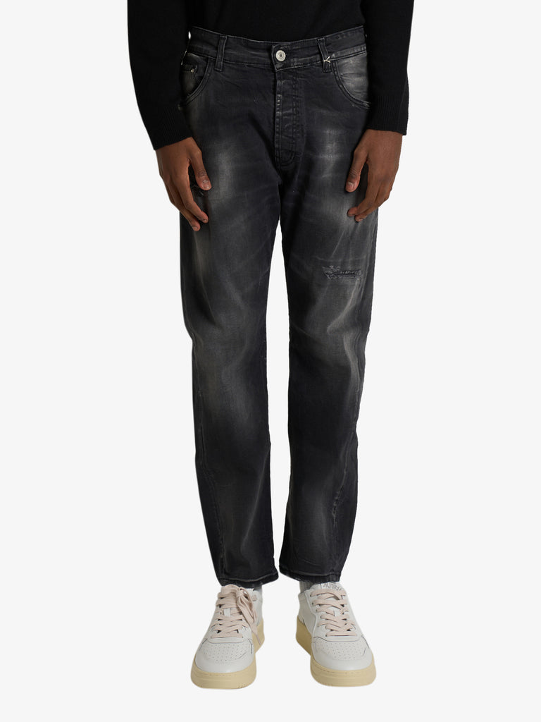 YES LONDON jeans xj3199 uomo denim cotone