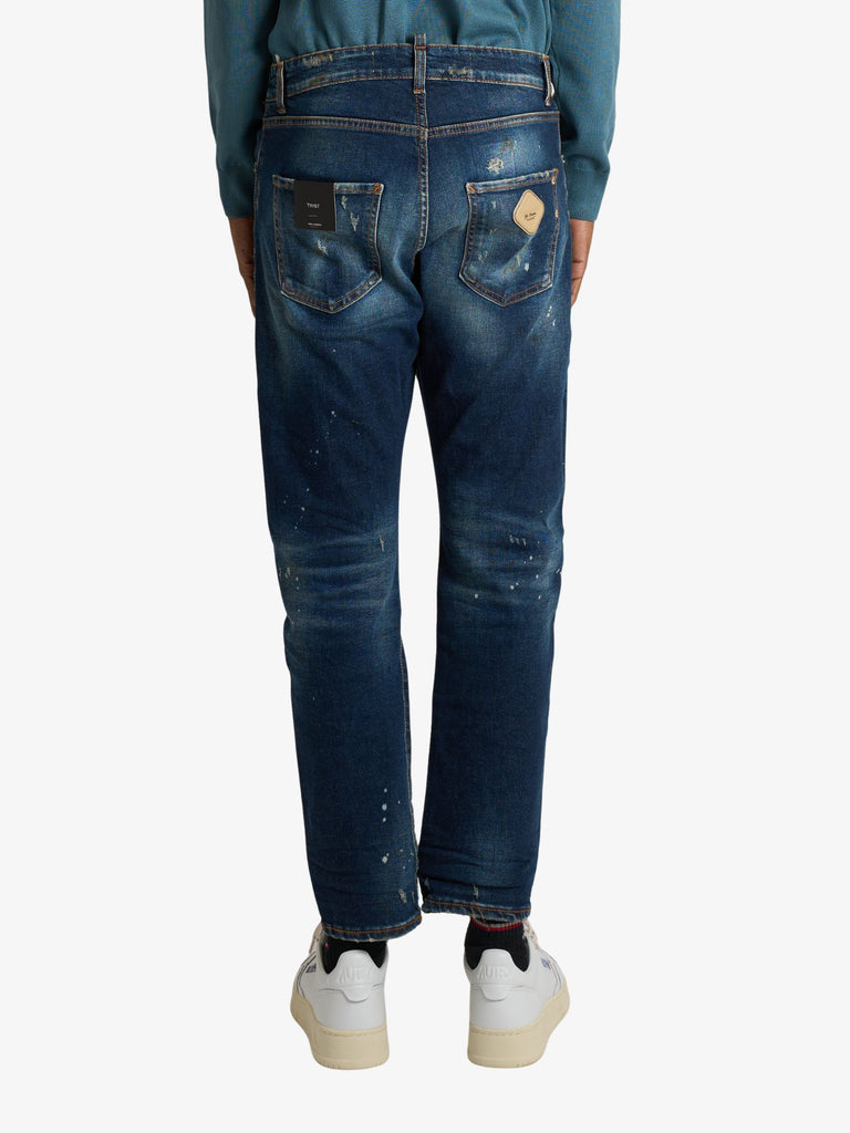 YES LONDON jeans boston xj3209 uomo denim cotone