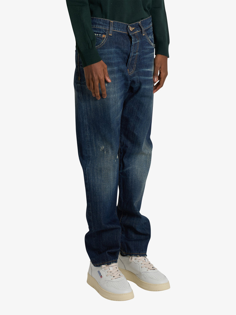 YES LONDON jeans boston xj3213 uomo denim cotone