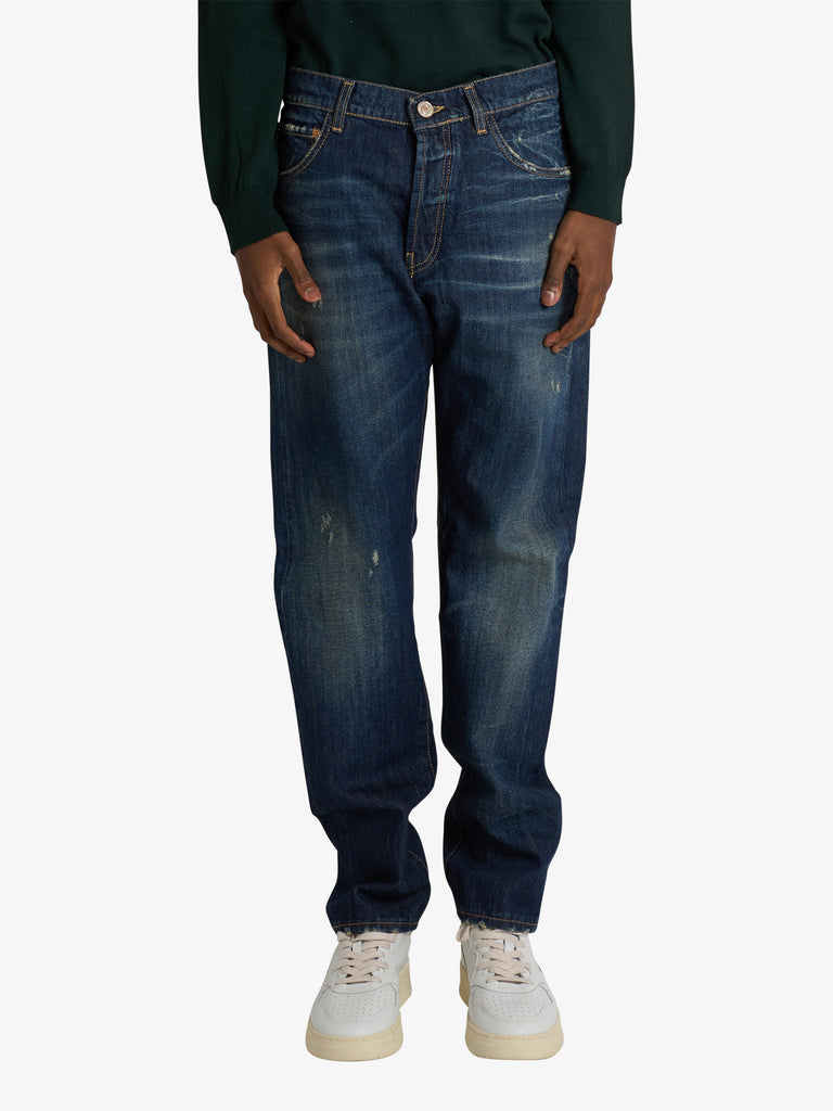 YES LONDON jeans boston xj3213 uomo denim cotone