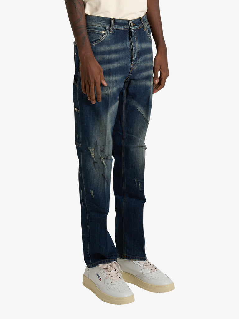 YES LONDON jeans xj3222 uomo denim cotone