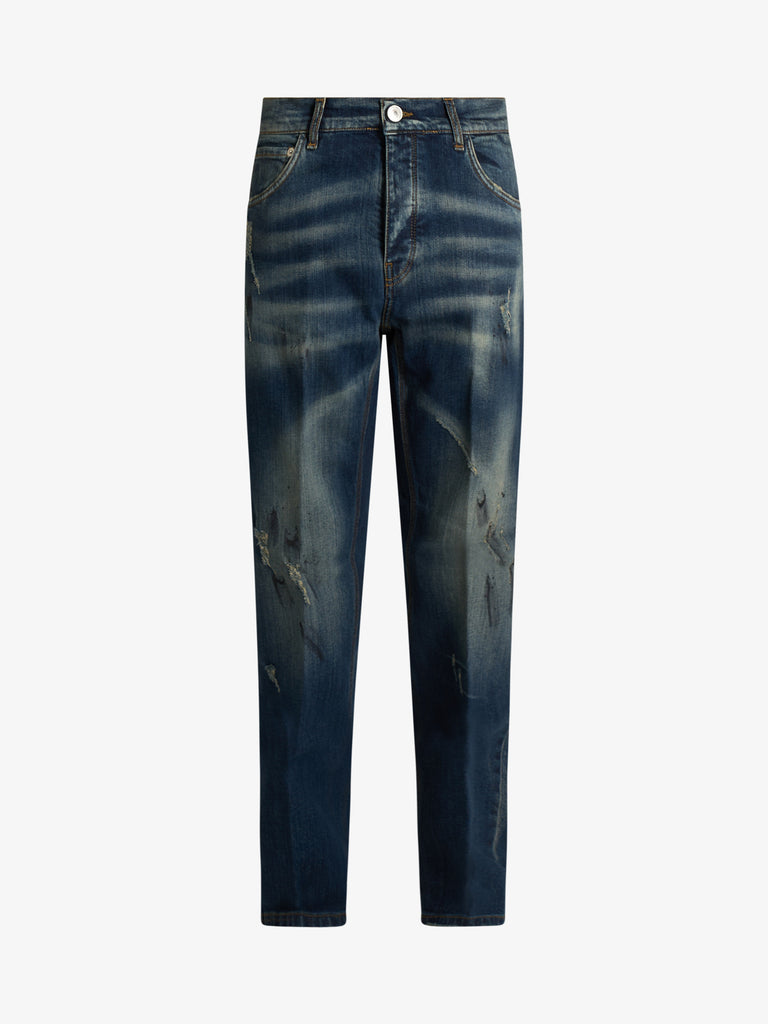 YES LONDON jeans xj3222 uomo denim cotone