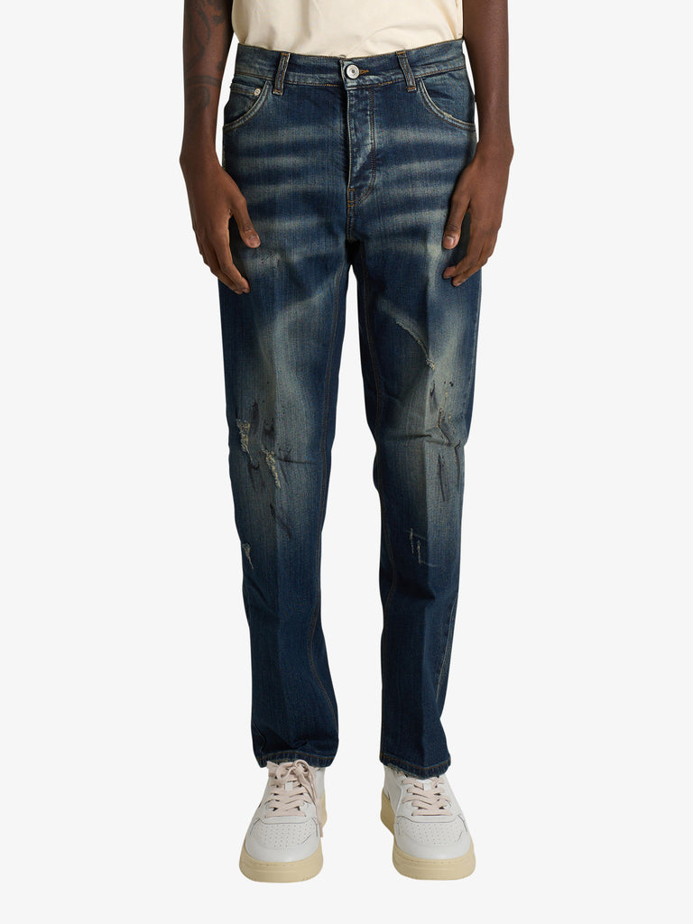 YES LONDON jeans xj3222 uomo denim cotone