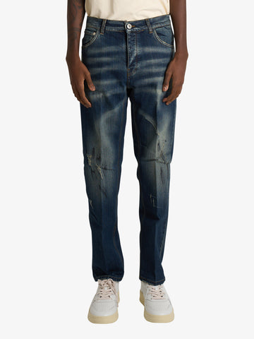 YES LONDON jeans xj3222 uomo denim cotone