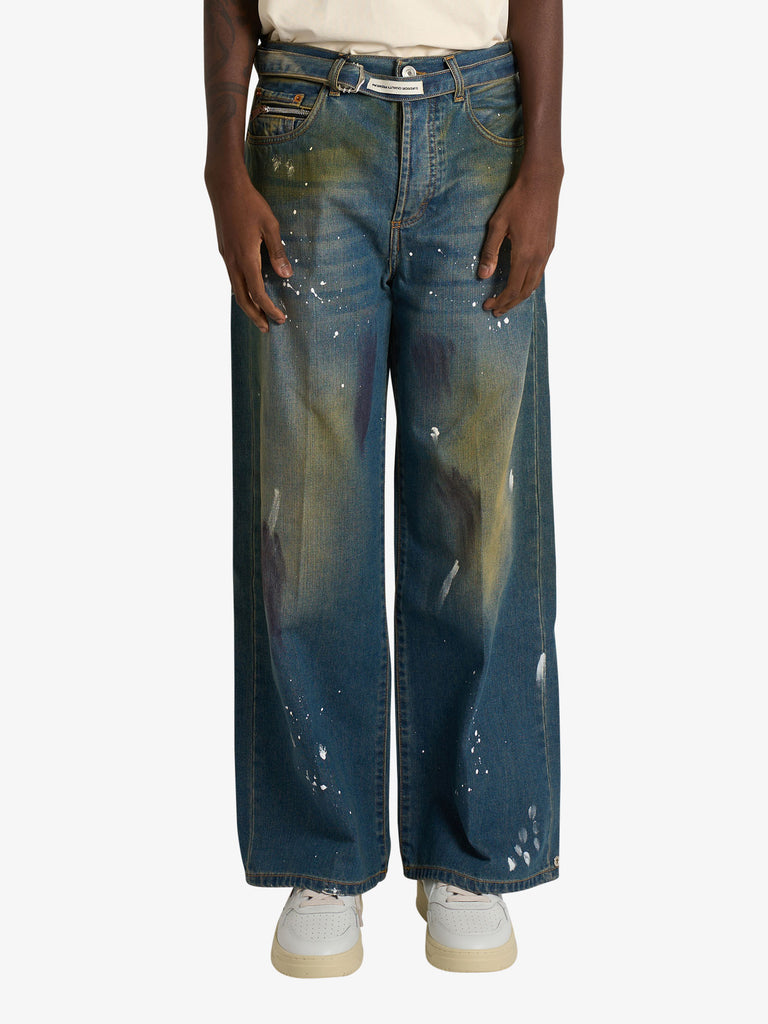 YES LONDON jeans xj3223 uomo denim cotone