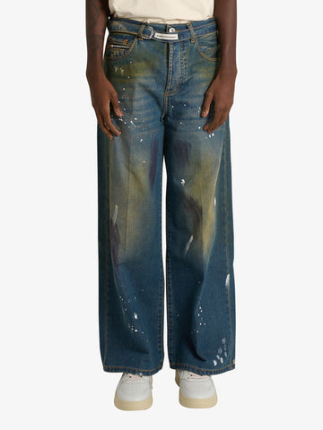 YES LONDON jeans xj3223 uomo denim cotone