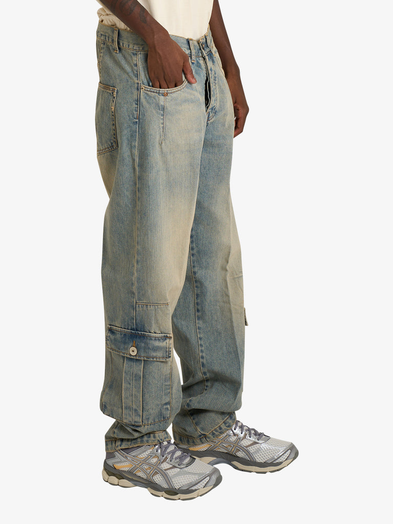 YES LONDON jeans xj3225 uomo denim cotone
