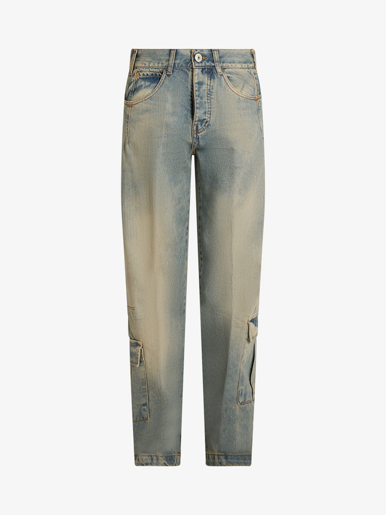 YES LONDON jeans xj3225 uomo denim cotone