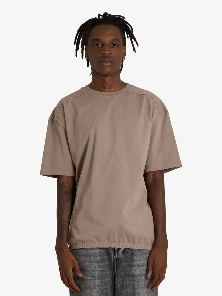 YES LONDON t-shirt xm4216 uomo marrone cotone