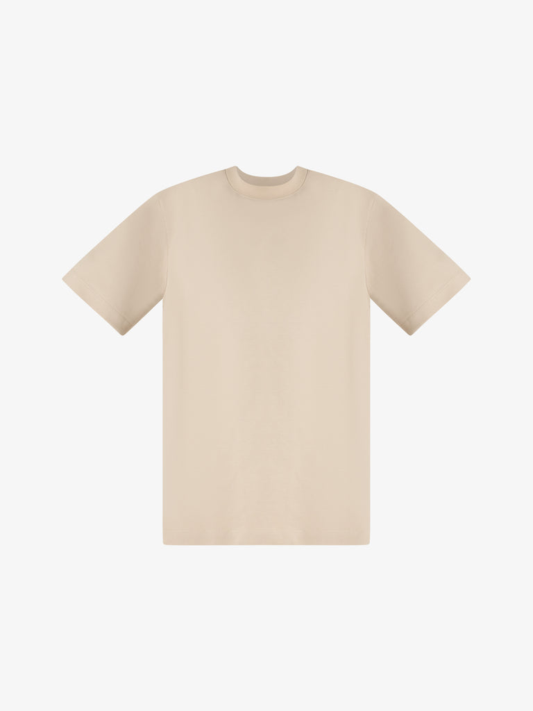 YES LONDON t-shirt xm4228 uomo beige cotone