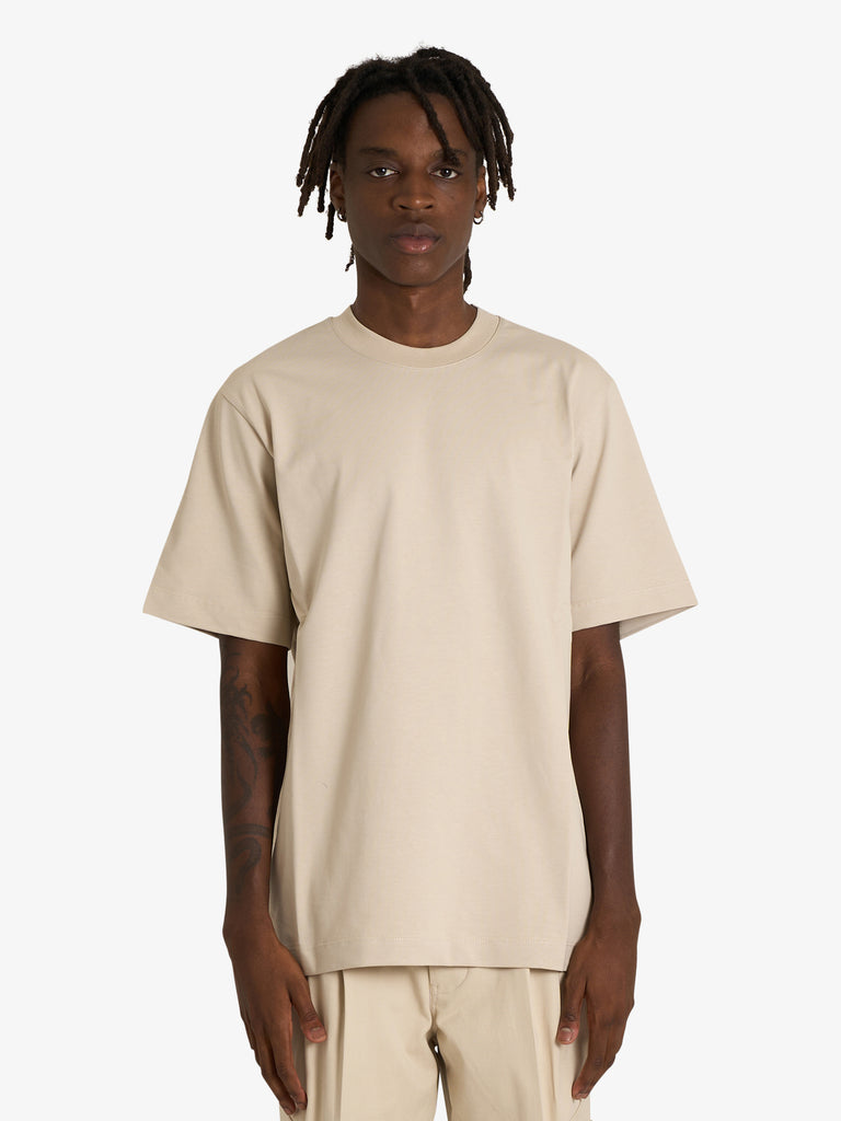 YES LONDON t-shirt xm4228 uomo beige cotone