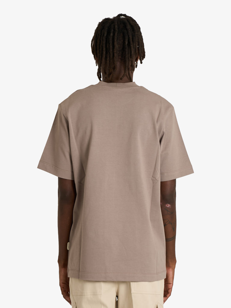 YES LONDON t-shirt xm4228 uomo marrone cotone